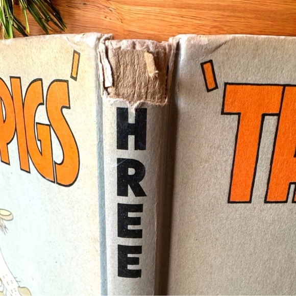 VINTAGE 1933 Walt Disney Three Little Pigs Silly Symphony Illustrated Book - Picture 7 of 12